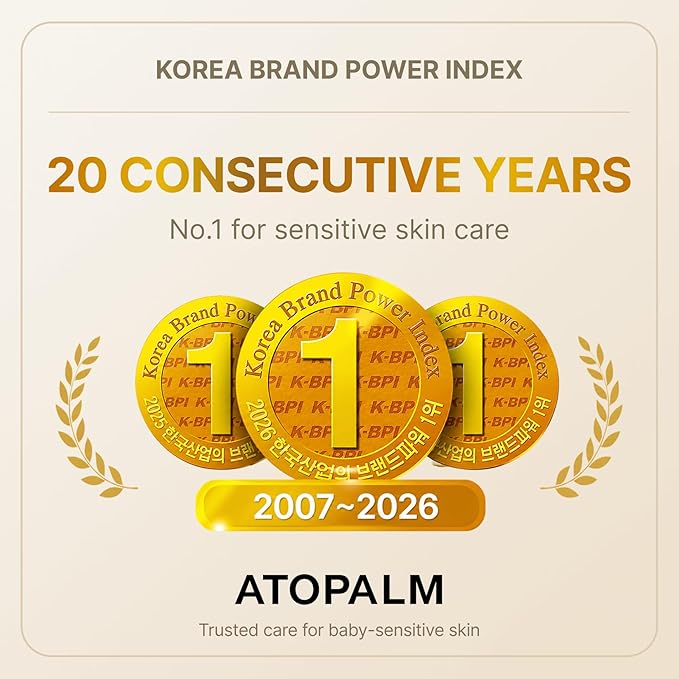 ATOPALM Soothing Gel Lotion 4 Fl Oz, Cooling and Calming Moisturizer for Sensitive, Eczema Prone, Heat Rash Skin, Redness Relief, Lightweight Mild Face and Body Lotion for Baby, Korean Skincare