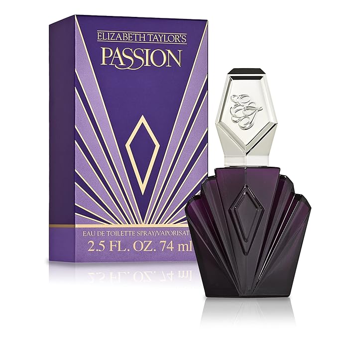 Elizabeth Taylor Passion Eau de Toilette, Floral Amber Perfume for Women, EDT Spray, 2.5 fl oz