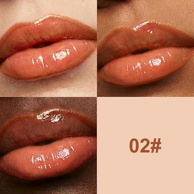 3PCS Lip Combo Set — Matte Lip Liner Pencil, Hydrating Tint Lipstick & Shine Gloss, Non-Sticky Long-Lasting Plumping Lip Makeup Kit for Women, Volume Sculpt Trio, 02