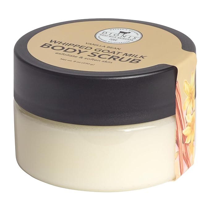 Dionis Goat Milk Whipped Body Scrub Vanilla Bean 8oz (Pack of 1)