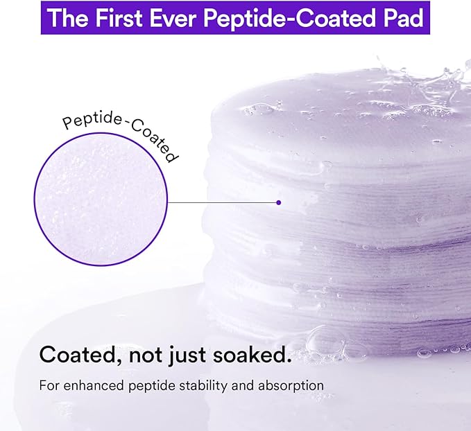 VEGANIFECT Collagen Peptide Jelly Toner Pads | Dual-Function Skincare for Wrinkle Care | Pore Tightening, Elasticity Boost, and Glow Radiance, Korean Skincare | 6.76 fl.oz.(200ml)*70Pads
