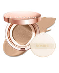 SKINTIFIC Full Coverage Cushion Foundation #02G Golden Ivory| Satin Glow Finish, Oil-Control & Waterproof, Buildable Tattoo Cover Cushion for All Skin Types