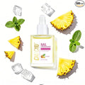 CHUCHU Nail Growth and Strengthener Oil for Cuticle - Repair Moisturizing Treatment - Natural Jojoba Vitamin B & E Nail Oil for Dry Cracked Nails (Pineapple)