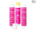 Rose Lip Balm Collection, Vegan Set, Beeswax Free, with Organic Jojoba and Avocado Oil, Vitamin E, Natural Moisturizer for Dry, Chapped Lips, 3 Tube Set