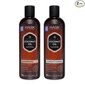 HASK Coconut Nourishing Shampoo + Conditioner Set | For All Hair Types, Sulfate-Free, Paraben-Free, Gluten-Free, Cruelty-Free, Color Safe | 12oz each