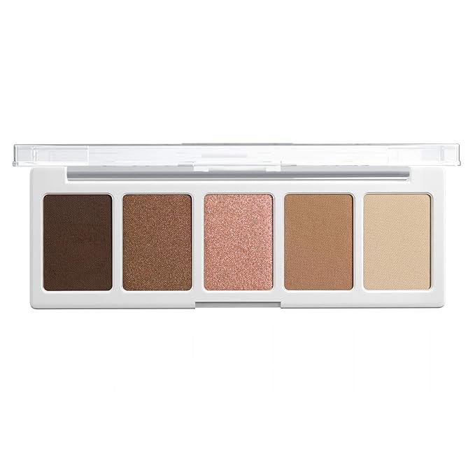 wet n wild Color Icon Eyeshadow Makeup 5 Pan Palette, Matte, Shimmer, Metallic, Long Wearing, Rich Buttery Pigment, Cruelty Free - Walking On Eggshells (Pack of 2)