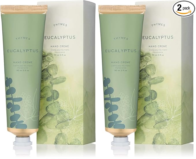 Thymes Hand Cream - 3 Fl Oz – Eucalyptus (Pack of 2)