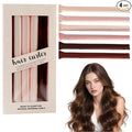 6Pcs Overnight Heatless Hair Curler Blowout Rods Jumbo, Heatless Curls Satin Flexi Rods for Overnight Sleeping, No Heat Curling Tool for All Hair Types Soft Heatless Hair Curler (Gift Box,6 Colors)