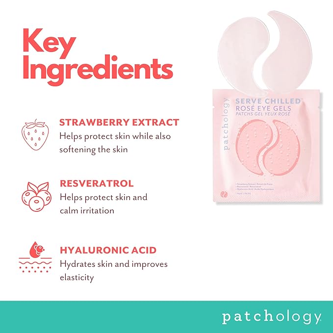 Patchology Patching All The Way Gift Set – Hydrating Gel Masks with Collagen, Retinol, Hyaluronic Acid & Vitamin C – Holiday Skincare Set with 5 Pairs for Puffy Eyes, Dark Circles & Fine Lines