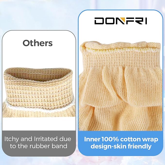 Cotton Moisturizing Gloves Overnight Hand Beauty Gloves Touchscreen Sleeping Gloves (XS-Beige, Count, 6)