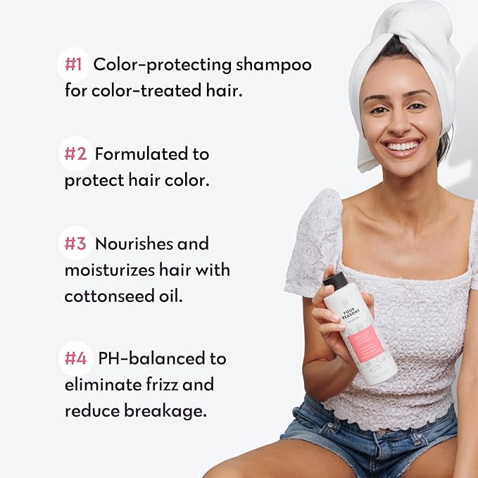 No Nothing Sensitive Shampoo for Color Treated Hair – Fragrance Free Shampoo for Colored Hair – Hypoallergenic, Paraben Free, Vegan & Non Toxic – Color Safe Shampoos – Protecting & Shine – 10.14 fl oz