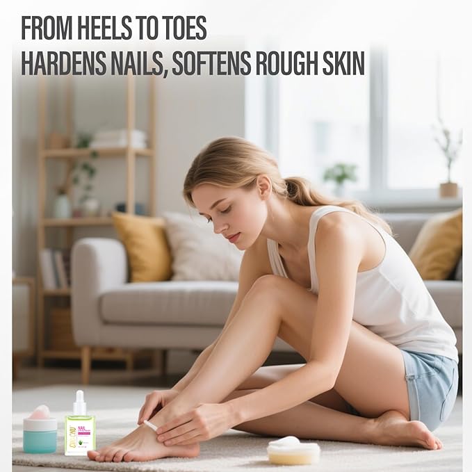 CHUCHU Nail Growth and Strengthener Oil for Cuticle - Repair Moisturizing Treatment - Natural Jojoba Vitamin B & E Nail Oil for Dry Cracked Nails (Aloe Vera)