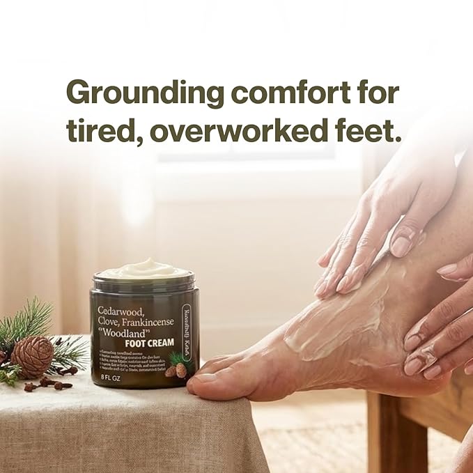 Essentially KateS Cedarwood + Clove + Frankincense Woodland Foot Cream 8 Fl Oz