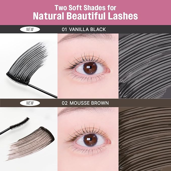 CLIO Kill Lash Superproof Mascara Fine, Waterproof Defining Mascara with Ultra-Slim Triangular Brush, Natural Length, Precise Separation, Smudge-Resistant Wear (01 Vanilla Black)