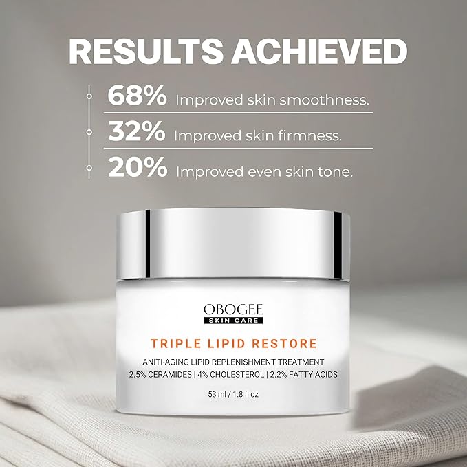 Triple Lipid Peptide - Restore & Fix Mature Skin Advanced Anti-Aging Cream for Radiant, Smooth Skin (53 ml /1.8 fl oz)