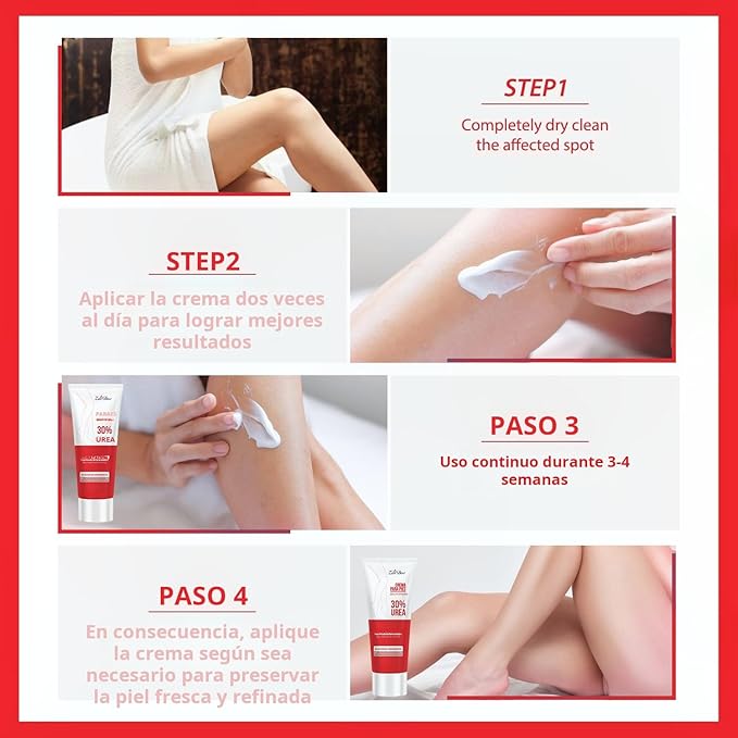 Urea Cream 30 Percent for Feet 3.38 oz, Foot Cream and Hand Cream Maximum Strength with Hyaluronic Acid, Aloe Vera for Deep Moisturizes, Callus Remover