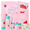 QUIYUM Watermelon & Niacinamide Skin Care Sets, Routine Facial Skincare Product, Beauty for Women, Hydration, Moisturizing, Oil Control, Glow Up, Teen Girl Gifts Trendy Stuff, Spa-Like at Home