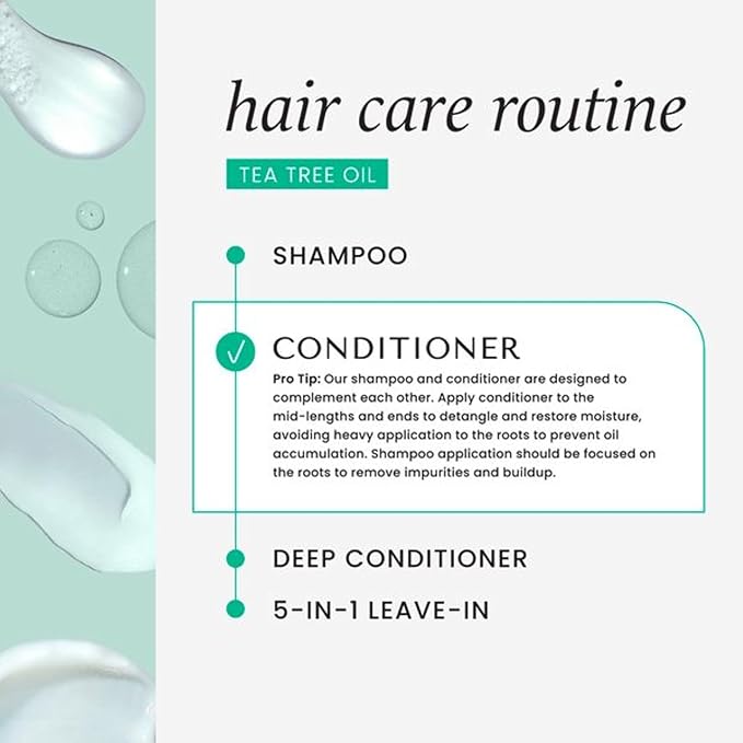 HASK Tea Tree & Rosemary Oil Scalp Care Conditioner - 12 fl oz
