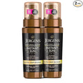 Jergens Natural Glow Instant Sun Body Mousse, Self Tanner for Ultra Deep Bronze Tan, Sunless Tanning Body Bronzer, Natural Looking Fake Tan, 6 Oz, Pack of 2