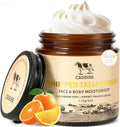 Whipped Beef Tallow for Skin–100% Grass-Fed Handmade Cream Moisturizer for Face & Body, Natural with Honey, Shea Butter, Jojoba Oil, Non-Greasy, Nourishing for Men, Women, Kids, 4 Oz (Sweet Orange)