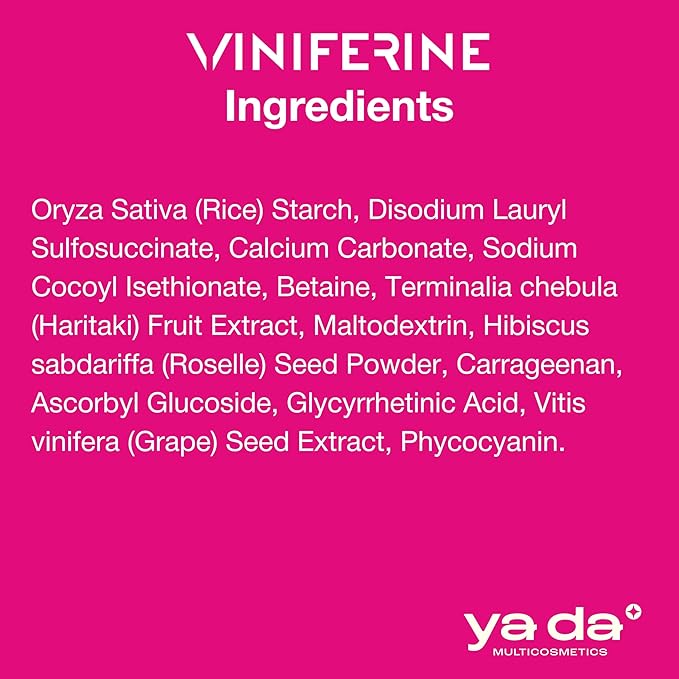 Viniferine Purifying & Rejuvenating Powder Peeling - Enzyme Exfoliating | Buffs Away Dullness for a Brighter Complexion | Synergistic Formula | 0.07oz x 20pcs | Rewrite Your Skin’s Story