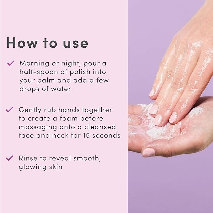 Sand & Sky Powder Exfoliator Enzyme Exfoliator Vitamin C Exfoliant - Australian Glow Berries Rice Polish Brightening Face Wash, Gentle Daily Exfoliant, Papaya Enzymes, Resveratrol