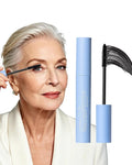 Mascara for Older Women 60 Plus,Black Mascara Volume Length Curling with Thinning Lashes,Waterproof & Long Lasting No Clumping,Hypoallergenic Formula for Sensitive Eyes,Mother's Day Present