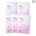 LAIKOU Japan Sakura Moisturizing Foot Mask, Foot Mask for Dry Cracked Feet, Foot Masks, Deep Moisturizing Socks for Cracked Heels, Skin Care Gifts for Women Soft Smooth Touch Feet 5 Pack