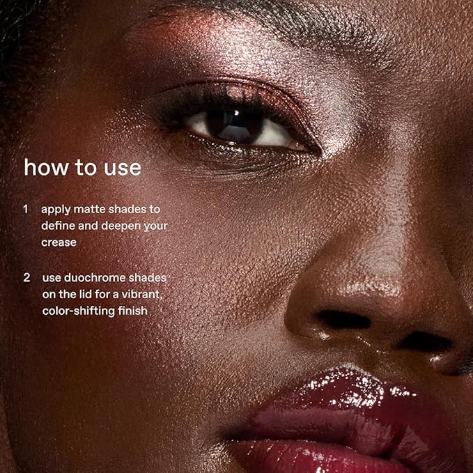 r.e.m. beauty by Ariana Grande Wicked: For Good | Ozian Forest Eyeshadow Palette | Highly Pigmented, Blendable Eye Shadows | Mix of Matte, Duo-Chrome, Shimmer and Glitter Formulas | 12 Shades