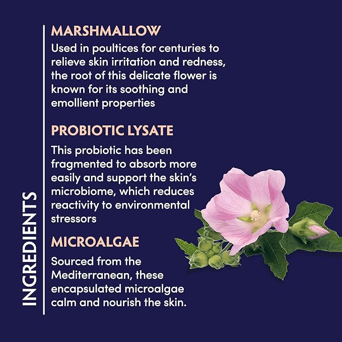 Naturopathica Marshmallow Root & Probiotic Gentle Cream Cleanser – Sensitive Skin – 2.8 oz