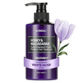 KUNDAL Honey & Macadamia Natural Conditioner [White Musk] Korean Hair Care Damage Repair, Deep Hydration, Long Lasting Fragrance, with Honey, Argan Oil, Macadamia Oil 16.9 fl oz