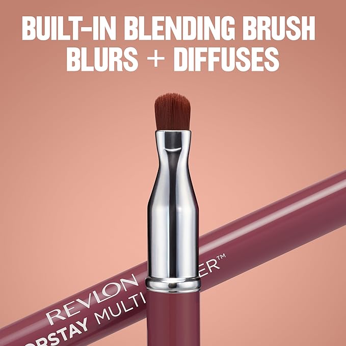 Revlon ColorStay Multi-Liner, Creamy Formula, Multiuse For Lips, Eyes & Face, Precision Brush for Easy Blending, 008 Catalyst