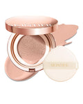SKINTIFIC Full Coverage Cushion Foundation #01C Rose Ivory| Satin Glow Finish, Oil-Control & Waterproof, Buildable Tattoo Cover Cushion for All Skin Types