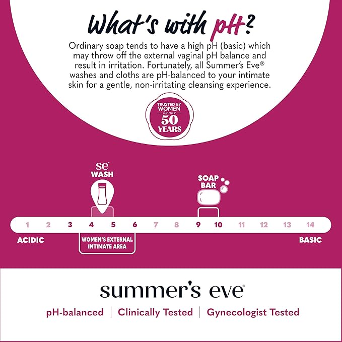 Summer's Eve Amber Nights with Oat and Shea Extracts, Daily Refreshing All Over Feminine Body Wash, Removes Odor, Feminine Wash pH Balanced, 15 fl oz