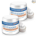 Revitaderm 4D Urea Cream 40% for Feet, Intensive Moisturizing Foot Cream for Dry, Rough, Callused Skin, Includes Free Pumice Stone and Exfoliating Brush, Fast-Absorbing, Fragrance-Free, 4oz, 2 Pack