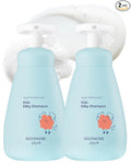GOONGBE Kids' Silky Shampoo - Korean Kids Hair Softening Shampoo - Shiny and Glossy Hair for Weak, Frizzy and Tangle Prone Hair - Low pH & Silicone-Free - Allergen Free Scent, 10.1 fl.oz. 2 Pack