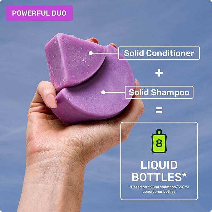 Ethique Smoothing Shampoo Bar for frizzy hair with Coconut Butter - Plastic-Free, Cruelty-Free, Vegan, 3.88 oz - Formerly Frizz Wrangler