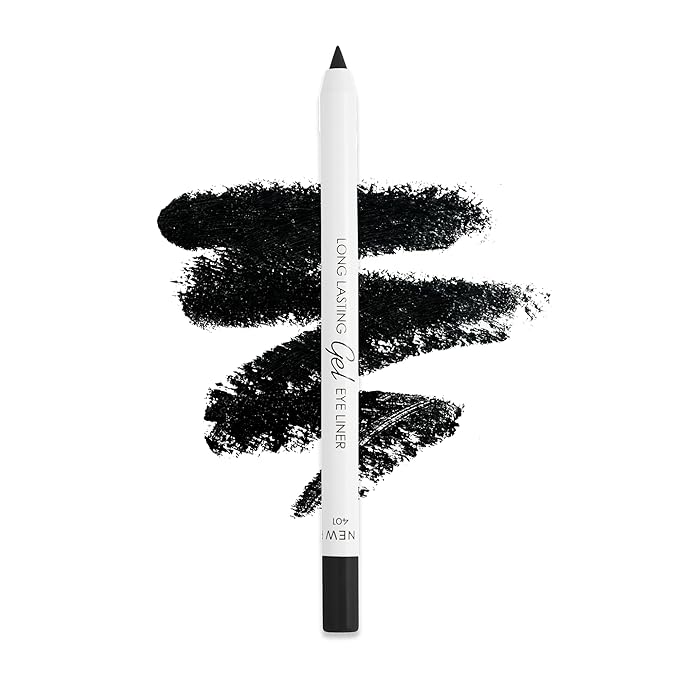 Lamel No Smudge Gel Eyeliner - Deep Black - Waterproof Eyeliner Pencil - 10-Hour Wear, Sharpenable, Contact Lens Friendly, Vegan - Creamy & Sweat Proof Pencil - Highly Pigmented - 401 Shade