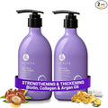 Luseta Biotin & Collagen Shampoo and Conditioner Set for Thinning Hair – Thickening & Strengthening with Argan Oil - Adds Volume, Shine & Manageability Sulfate Free, Paraben Free -16.9 fl oz (2 Pack)