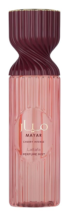 Lattafa Mayar Cherry Intense Perfume Mist 250ml – Sweet Gourmand Body Spray with Strawberry, Bergamot, Cherry Jam, Cacao, Vanilla, Patchouli & Amber Notes