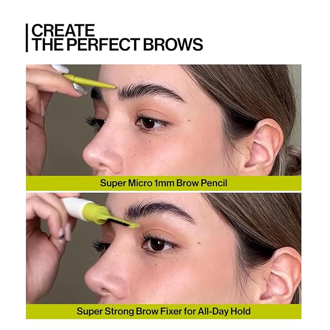 Unleashia Shaper Defining Eyebrow Fixer & Pencil(Pomade Fixer No.1 Clear) - Eye brow Gel Clear - Long-Lasting Brow Lamination Gel para Cejas Transparente - Korean Eyebrow Fix for Women