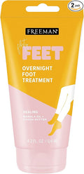 Freeman Bare Foot Overnight Foot Treatment 4.2 Ounce (124ml) (2 Pack) (18401-QBC-OS)