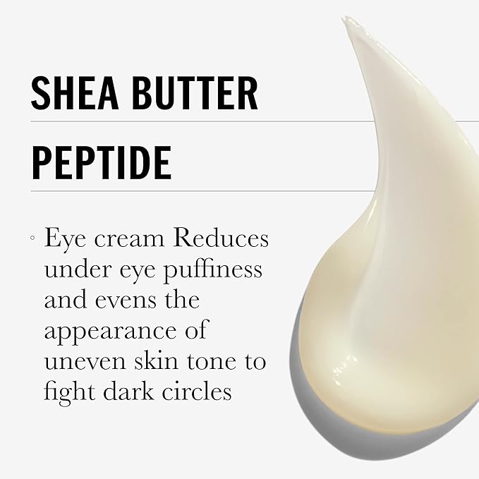 Olay Eyes Shea Butter+Peptide 24 Rich Eye Cream, Fragrance Free, 0.5 oz.