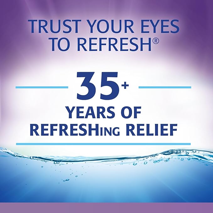 Refresh Optive Gel Drops Lubricant Eye Gel for Dry Eyes, 0.33 Oz Sterile (Pack of 2)
