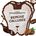 LANBENA Coffee Foot Peel Mask, Exfoliator Peel Off Calluses Dead Skin Callus Remover, Repair Rough Heels & Get a Smooth Skin for Men and Women(2 Pairs)