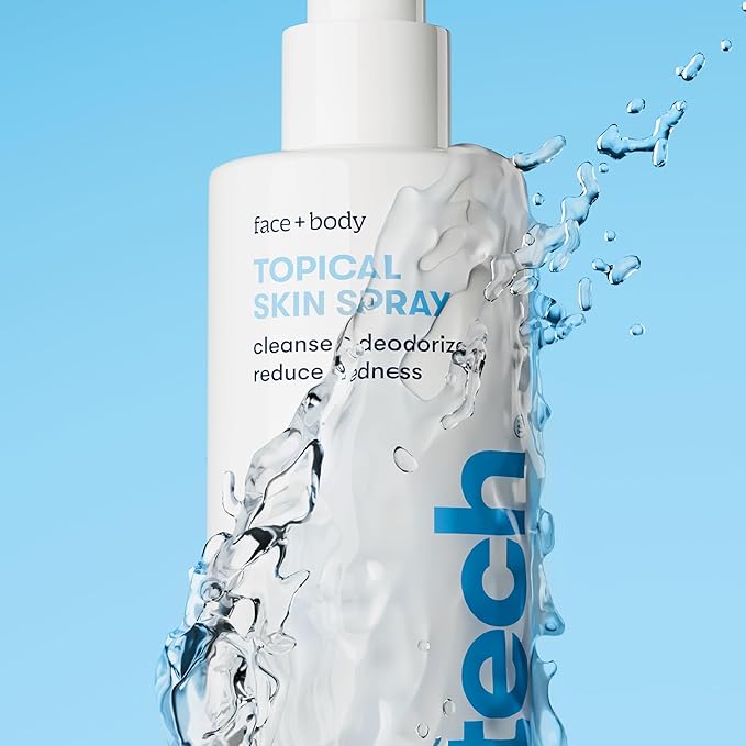 BRIOTECH Topical Skin Spray, Hypochlorous Acid for Sensitive Skin, HOCl Facial Mist, Full Body Support Against Irritation, Calm Redness, Soothe Foot & Scalp, 32 fl oz Refill (1 Pack)