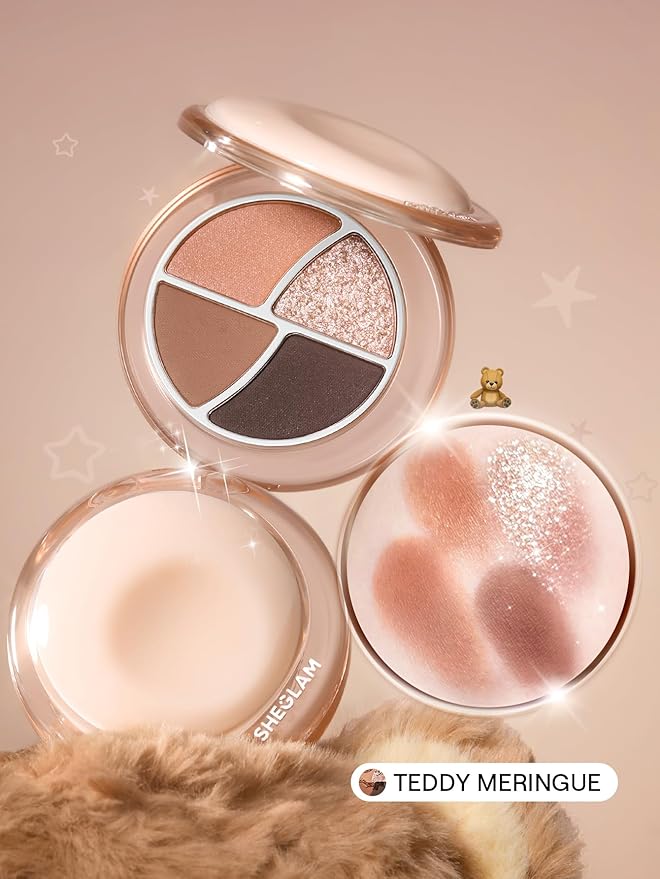 SHEGLAM Daydreamer Mini Palette 4 Colors Palette - Teddy Meringue