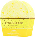 Spongellé Limone (Lemon) Spongélato Bath Sponge | Built-In Body Wash & Body Scrubber, Shower Loofah Sponge for Women | 14+ uses