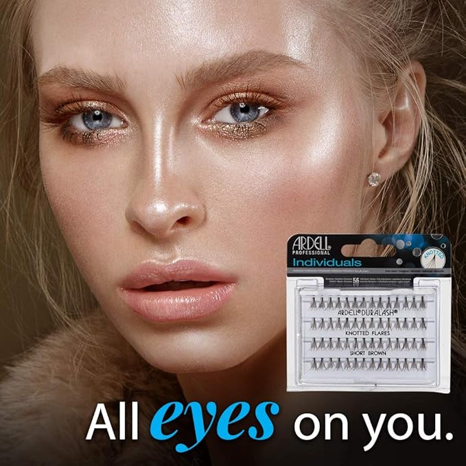 Ardell False Eyelashes Short Brown, DIY Lash Clusters, Eyelash Extension Kit, 4 Pack