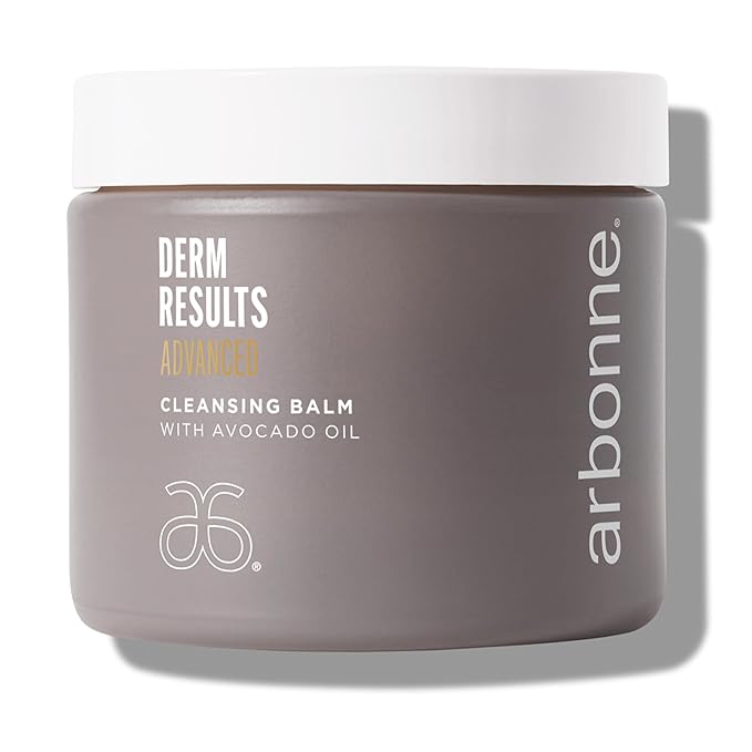 Arbonne DermResults Advanced Cleansing Balm with Avocado Oil Gentle Makeup Remover Balm for Face – Waterproof Makeup Remover – Moisturizing Cleanser for All Skin Types – 3.1 oz (90 g)